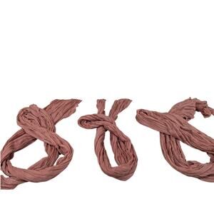 Dusty Rose Table Runner Cheesecloth Set of 3 Sheer Decoration 10ft